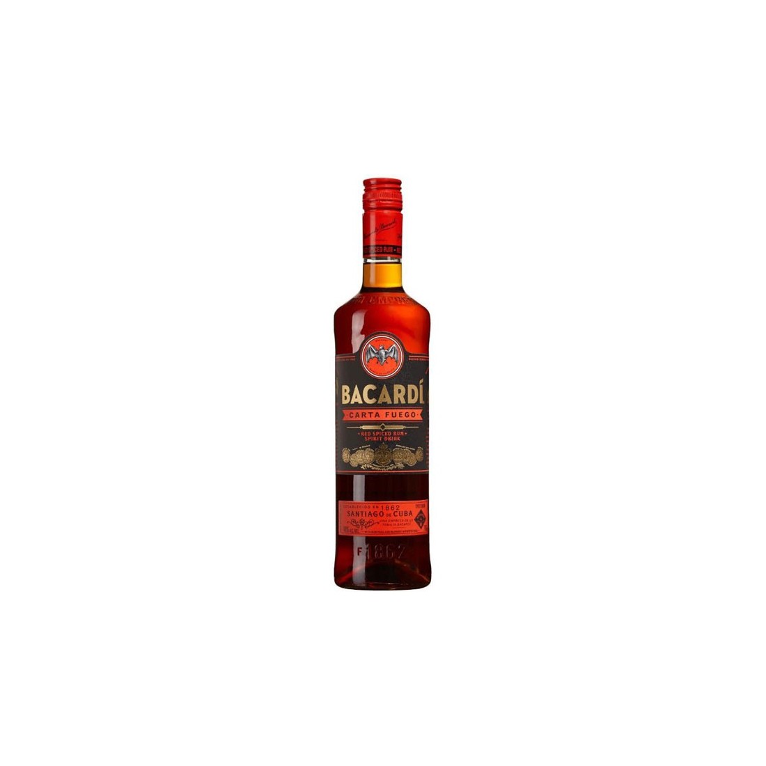 Bacardi Carta De Fuego 1L