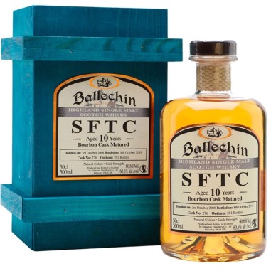 Ballechin 2008 SFTC 10 Years Old Bourbon Cask Matured 50cl