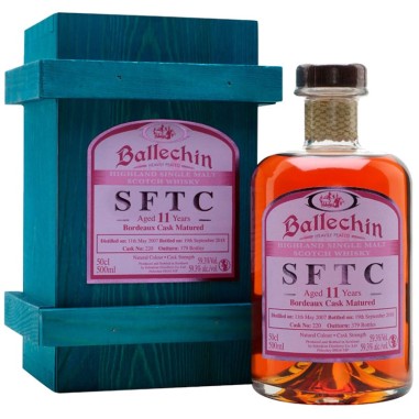 Ballechin 2007 SFTC 11 Years Old Bourdeaux Matured 50cl