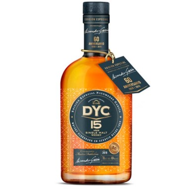 DYC Single Malt Whisky Aged 15 Years Old 70cl