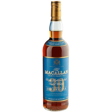 The Macallan 30 Years Old Sherry Oak Blue Label 70cl