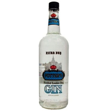 Gin Potters Extra Dry 1L