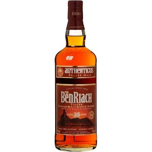 BenRiach 25 Years Old Authenticus Peated Malt 70cl