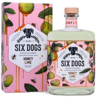 Gin Six Dogs Honey Lime 70cl