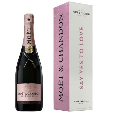 Moët & Chandon Rosé con Estuche Say Yes To Love 75cl