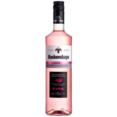 Moskovskaya Pink Raspberry And Lime 70cl