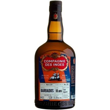 Compagnie Des Indes Cask Strength Barbados 10 Years Old Foursquare 70cl