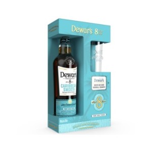 Dewar's 8 Years Old Caribbean Smooth + Vaso 70cl