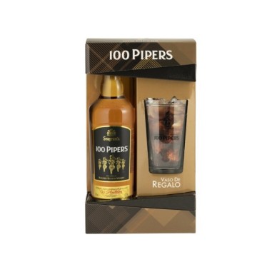 100 Pipers + Vaso 70cl
