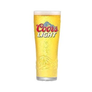 Glass Coors Light 33cl