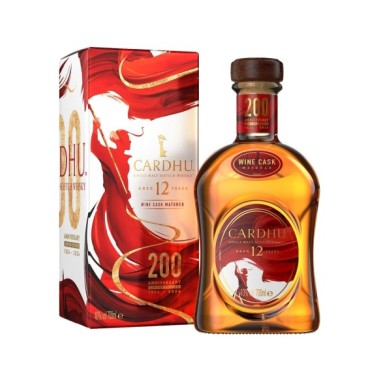 Cardhu 12 Years Old Wine Cask Limited Edition 200 Anniversary 70cl