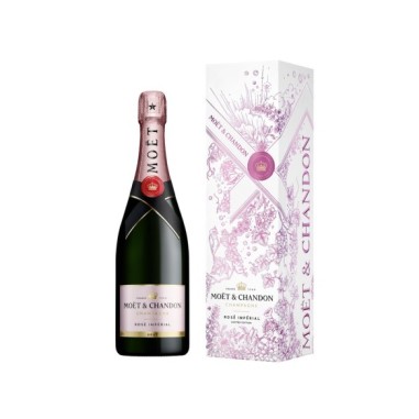 Moët & Chandon Rosé con Estuche Navidad Festive 2024 75cl