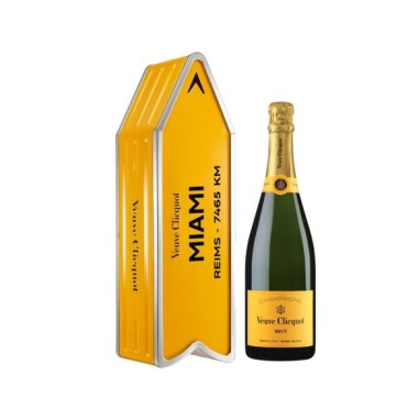 Veuve Clicquot Yellow Label con Estuche Miami 75cl