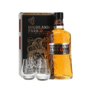 Highland Park 12 Years Old + Vasos 70cl