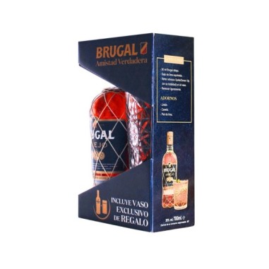 OnPack Brugal Añejo 70cl + Vaso Tallado
