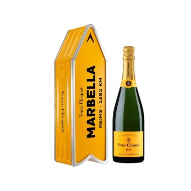Veuve Clicquot Yellow Label con Estuche Marbella 75cl