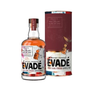 Evade Single Malt Red Wine Whisky 70cl